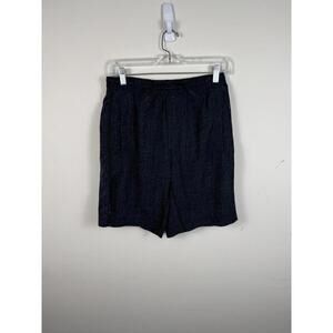 Lululemon Pace Breaker Lined 9" Running Gym Shorts Blue-Printed Mens Medium